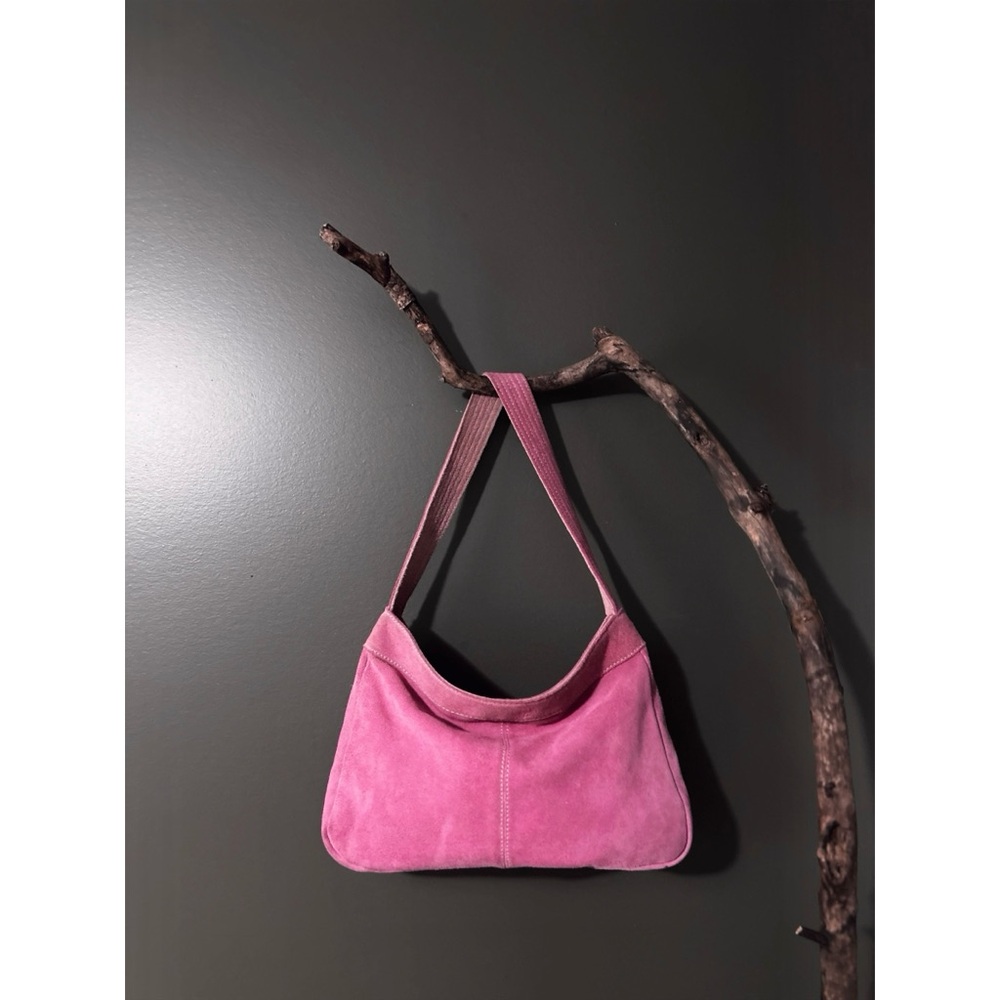 Vintage Y2K Genuine Suede Shoulder Bag